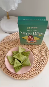 Hanya Freeze-Dried Vege Bites (3g X 15s) | Picky Eaters’ Life Saver Milky Bites Baby Snacks