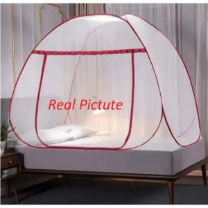 Kelambu Lipat Bolong Tempat Tidur Canopy Anti Nyamuk Ukuran 160x200/200x200