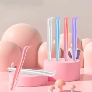 Color hardened plastic tweezers clip hand tool hand account tool 12CM