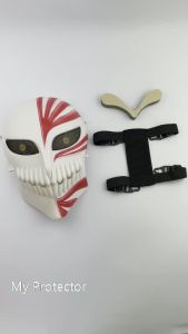 Chiến thuật chết Kurosaki Ichigo tẩy trắng sọ mặt nạ chiến tranh ngoài trời paintball halloween cosplay đầy đủ mặt nạ bảo vệ