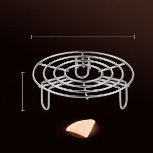 Thickened 304 Stainless Steel Steamer Rack Electric Rice Cooker Water Separation High Foot Steaming Pot High Leg Steaming Rack