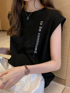 Áo Vest Không Tay Thời Trang Mùa Hè 2025 Phong Cách Hàn Quốc Cỡ Lớn Dành Cho Nữ Thiết Kế Chữ Cái Bên Trong Áo Thun Hợp Thời Trang