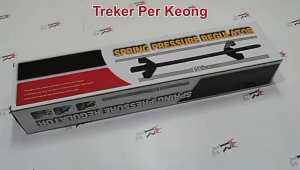 Treker Press Per Keong Coil Spring Shock Mobil Pegas Kejut Clamp Tahan Shockbreaker Per