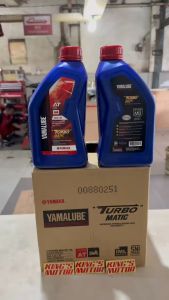 YAMALUBE TURBO MATIC OLI OIL MESIN NMAX N-MAX AEROX XMAX X-MAX LEXI LEXY LX155 LX-155 NEO ALPHA ALPA TURBO TECH MAX TECHMAX ULTIMATE MAXI FULL SYNTHETIC JASO MB 10W-40 API SERVICE SN 90793-AJ911 ASLI ORI ORIGINAL YAMAHA