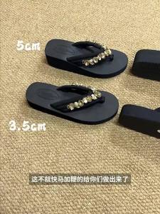 XMISTUO | Height Increasing Comfort Slip On Sandals