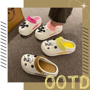 NQshop งานฮอตฮิตเข้าใหม่พร้อมส่ง รองเท้าแตะลำลองแฟชั่น งานหัวโตรัดส้น พร้อมส่งหลายสีให้เลือก มาพร้อมตัวติดน่ารักๆให้ไปครีเอทลุคสุดจึ้ง ใครชอบงานน่ารักแบบนี้ รีบสั่งเลยก่อนของหมดน้า