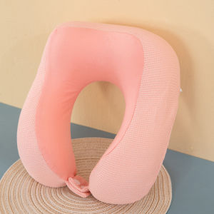 CAWANFLY Plain Memory Foam U-Shaped Neck Travel Pillow