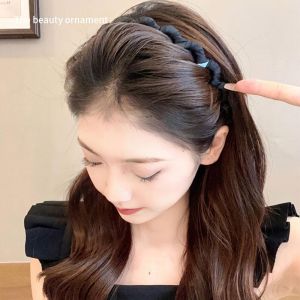 【♡Lovely girls house♡】Wave Headband with Big Teeth Hair Hoop Female Korean Toothed Bangs Pressure Hair Accessories