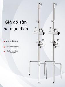 Đồ Câu Cá Ngoài Trời Bằng Thép Không Gỉ Đa Năng Cắm Trại Cắm Ốc Câu Cá Bệ Câu Cá Đĩa Đựng Mồi Câu Cá Cắm Trại