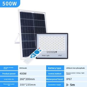 Solar Powered Outdoor LED Garden Lights – Waterproof IP67 Wall Spotlight for Landscape Building Facades & Emergency Lighting