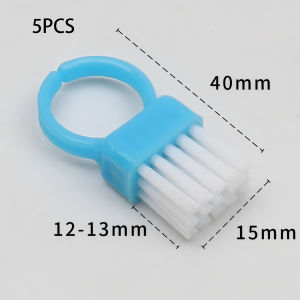 5/15PCS Mini Ring Nail Dust Cleaning Brush – Soft-Haired DIY Nail Brushes Professional Dust-Cleaning Makeup Brush