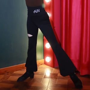 Aln Latin Dance Practice Suit Womens Spring Summer New Performance Training Pants Set Short Sleeve Fitness Yoga Sportswear