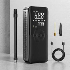 Rechargeable Digital Air Pump for Car Motorcycle Bicycle Portable Cordless Tire Inflator Compressor