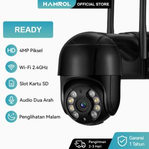 Hamrol 4MP PTZ Kamera WiFi Outdoor Waterproof Ai Human Detection 1080P IP Security Kamera Auto Tracking P2P Video Surveillance