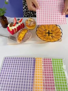 100pcs Wax Paper Sandwich Wrapping Paper Greaseproof Kertas Penggorengan Udara Butik