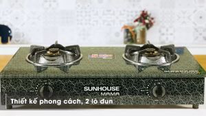Bếp gas Sunhouse Mama MMBB0787MT- hàng like new giá rẻ  trưng bày đẹp mới 98-99% Chính Hãng 100tiết kiệm 20% gas -Bảo Hành 12 Tháng