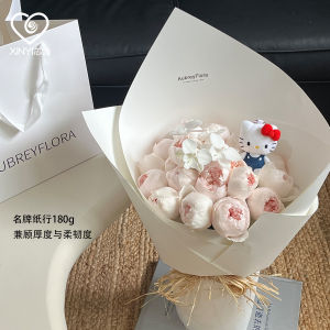 กระดาษห่อดอกไม้ขนาดใหญ่ กระดาษหุ้มหินหนา กระดาษแข็งสำหรับงานศิลปะดอกไม้ วัสดุอุปกรณ์ตกแต่งบ้าน กระดาษห่อดอกไม้