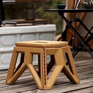 【ReadyStock】Outdoor Camping Folding Stool Camping Portable Plastic Stool Fishing Stool Dinner Bangku Lipat