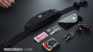 MATEYOYO Sports Waist Pack Bag Men’s Waist Belts Bag Cross Body Bag Chest Bag Adjustable Running Pouch Women Waterproof Crossbody Bag Money Phone Waist Fanny Pack Jogging Belt Fanny Pack for Workouts Sports Outdoor