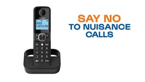 ALCATEL F860 VOICE TRIO / QUAD Cordless Phone with Call Block Function Handsfree Function & Large Backlit Display