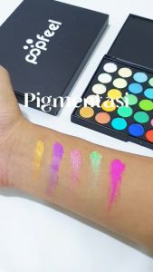 (FREE SYNTHETIC BRUSH) WJS Popfeel 120 & 40 Colors Matte Luminous Eyeshadow Palette Cosmetic Mini Portable 40 Eye Shadow Natural Tone Vibrant Tone 120 Makeup Shades BROWN MULTICOLOR (FREE RM 50 VOUCHER)