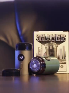 Keluer Mini Shaver เครื่องโกนหนวดไฟฟ้า เครื่องโกนหนวด รุ่นพกพา เครื่องโกนหนวดขนาดพกพา กันน้ำได้ทั้งตัว การชาร์จแบบ Type-C