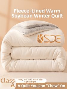 Kiss Dear | Milk Fleece Quilt Thickened Warmer for Autumn and Winter