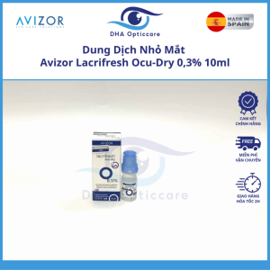 Combo 3 Chai Dung Dịch Nhỏ Mắt  Avizor Lacrifresh Ocu-Dry 03% 10ml