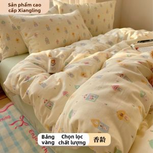 Bộ Đồ Chăn Drap A-Class An Toàn Cho Bé 100% Bông Cotton Hai Lớp