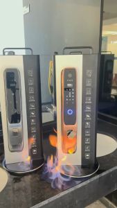 3D Face unlock Wifi Tuya Smart door Lock electronic Fully automatic door lock system with HD Camera Monitor Cat eye Biometric Fingerprint Lock with Doorbell APP Password IC Card Key smart lock Main door lock for Home Hotel office