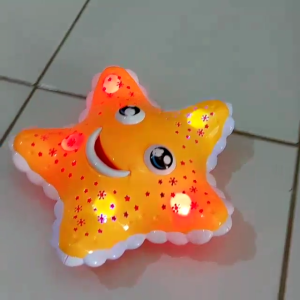 Smile - Mainan Anak Bintang Laut Bisa Berjalan Bump And Go Ada Lampu Dan Musik
