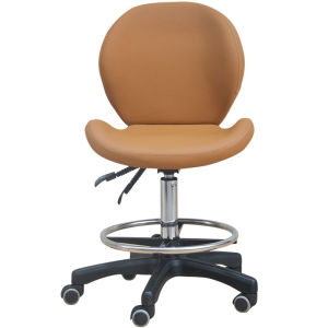 Modern Minimalist Dental Doctor Surgery Chair Tattoo Artist Beauty Technician Adjustable Height Barber Chair with Explosion-Proof Wheels