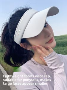 Miiow | Cat Lady Womens Summer Outdoor Sports Sun Hat UV Protection Face Covering Long Brim Empty Top Sun Cap For Cycling And Travel