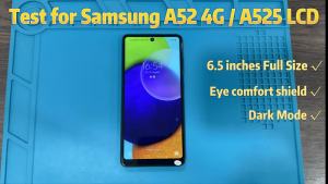 6.5" A52 4G Display Screen for Samsung Galaxy A52 A525 A525F A525M LCD Display Digital Touch Screen Assembly with Frame Assembly