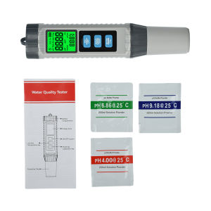 Máy Kiểm Tra Chất Lượng Nước Cầm Tay 8 Trong 1 MF-X81 Màn Hình Kỹ Thuật Số Đo TDS EC PH CL S.G Độ Mặn ORP Nhiệt Độ Và Màu Sắc.
