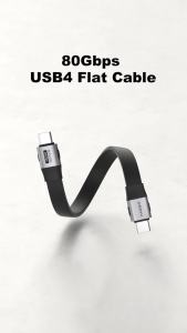 Hagibis | Hagibis Short USB C to USB C Full Function Cable USB4 V2 Data Cable 80Gbps 8K PD 240W Cord for Thunderbolt 4/5 iPhone Laptop SSD