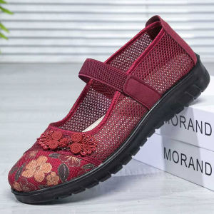 BUJINXUAN | Soft Bottom Summer Old Beijing Shoes Women