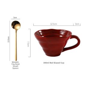 Vintage High-End Delicate Coffee Cup Set