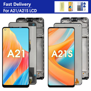 For Samsung A21s A217 LCD with Frame 6.5 Inch Touch Screen Digitizer Replacement Display for A21 SM-A215U