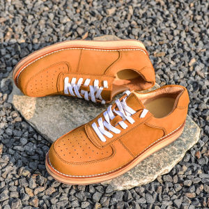 Goodyear Welted Vintage Casual Mens Work Shoes Low Cut