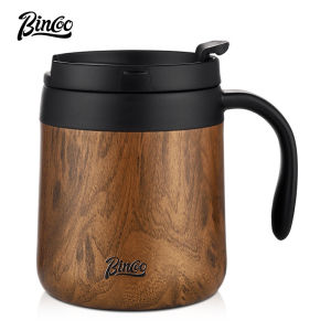 BINCOO Coffee Mug 304 Stainless Steel Thermal and Cold Insulation Tea Cup American Latte Cup Large-Capacity for Home and Office 350ML/500ML