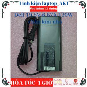 Sạc Laptop Dell 19.5V- 6.67A- 130W Ovan chân kim nhỏ( 4.5*3.0mm)