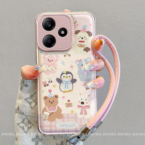 Redmi Note14 pro Silicone Phone Case Womens Full Cover Cute Animal Cake Party Design Protective Shell for Xiaomi Redmi