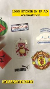 Logo in áo -mặc đi chơi đẹpsticker dán in áo dễ dàng thao tác bằng bàn là cực đẹp tại nhà nhiều màu chọnmẫu ChâuSon.ủi nhiệt.