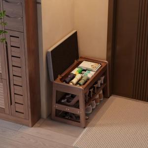 Soft Cushioned Shoe Changing Bench