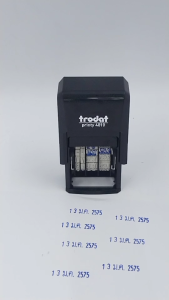 ตรายางหมึกในตัว ตรายางวันที่ในตัว TR4810  ยางพาราแท้
