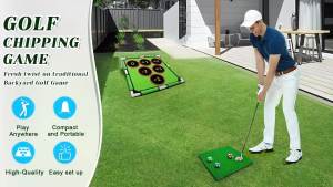Family Golf Game Set Indoor Outdoor Easy To Assemble Parent Child Interactive Leisure Gift Box