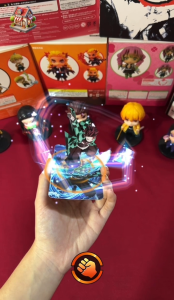 Thẻ AR card 3D Kimetsu No Yaiba thực tế ảo in 2 mặt Thanh Gươm Diệt Quỷ Tanjiro Nezuko Zenitsu Muichiro Inosuke