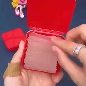 [✅SG Ready Stock] 60Pcs/Box Transparent Removable Double Sided Self-adhesive Tapes For Balloons Couplets / Multifunctional Waterproof No Residue Washable Reusable Strong Sticky Wall Tape Strips