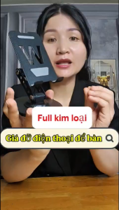 Giá Đỡ Điện Thoại Để Bàn Kệ Để Điện Thoại Kim Loại Xoay 360 Độ Gấp Gọn Cao Cấp Giá Rẻ Quay Video Livestream 68 Leon